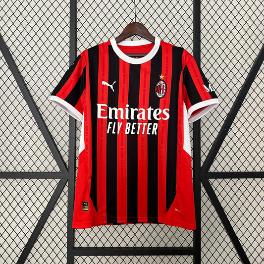 Camisola Principal AC Milan 2024-2025 - Entrega Imediata