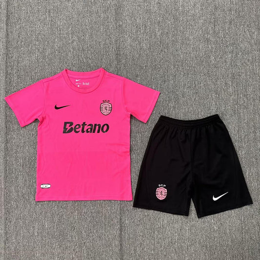 Kit Criança Alternativo Rosa Sporting CP 24/25